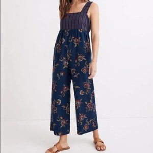 NWT - Madewell x Warm Print-Mix Jumpsuit in Honolulu Hibiscus (Size 14)